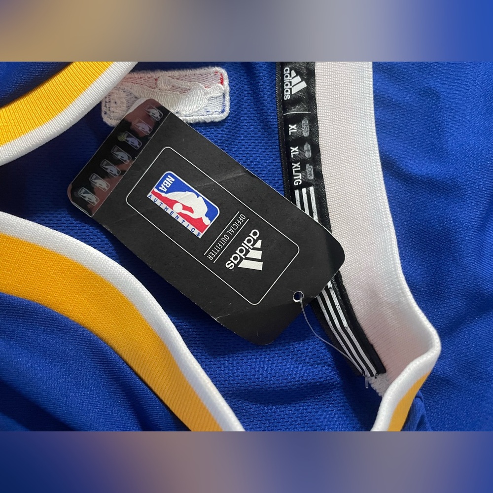 Adidas Golden State Warriors Stephen Curry #30 NBA Classics Swingman jersey XL - Picture 8 of 9